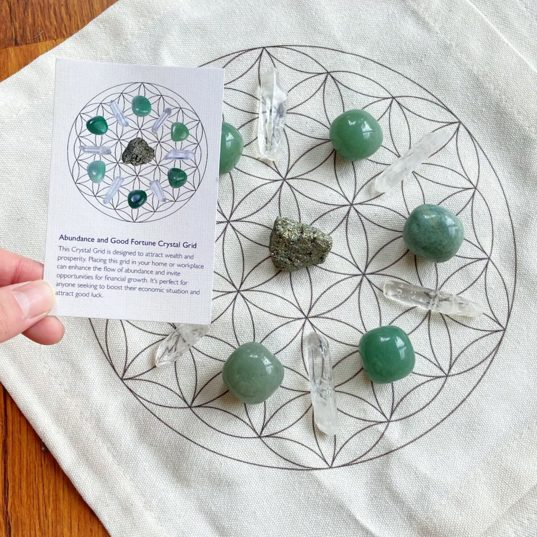 Abundance and Good Fortune Crystal Grid：The Proper Prosperity ...